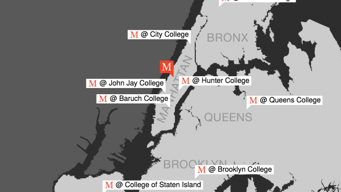 Macaulay at CUNY Map