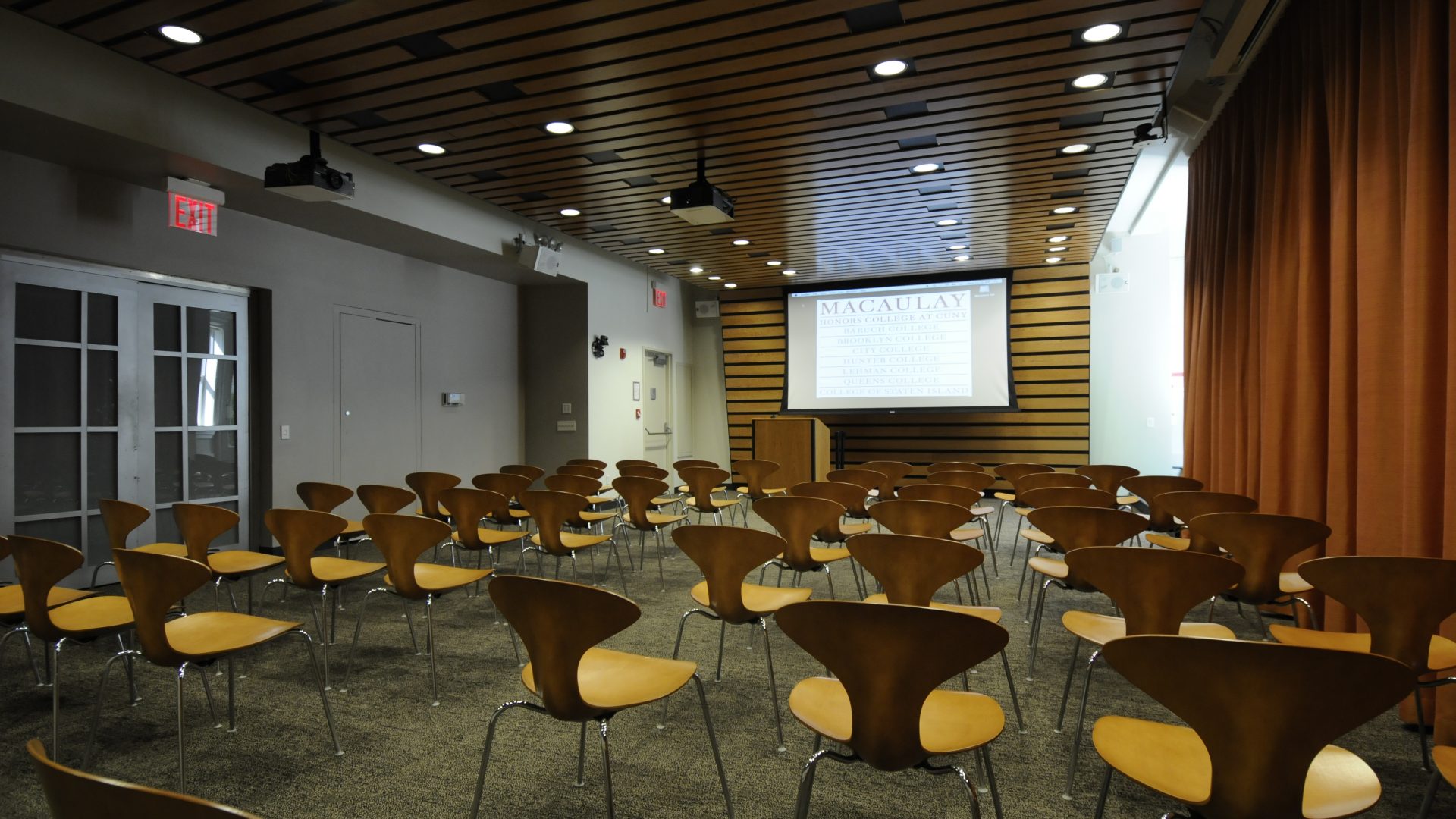Photo of the Macaulay Lecture Hall