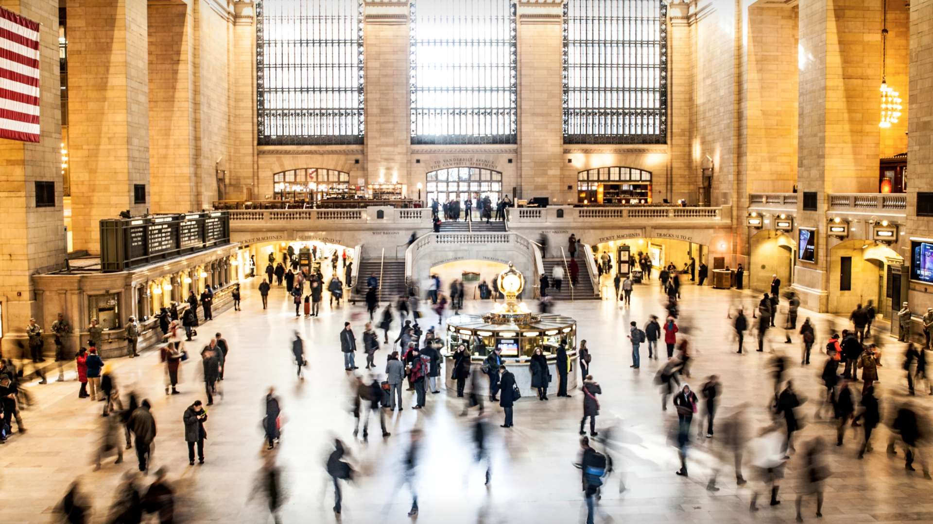 Photo of New Yorkers in Grand Central