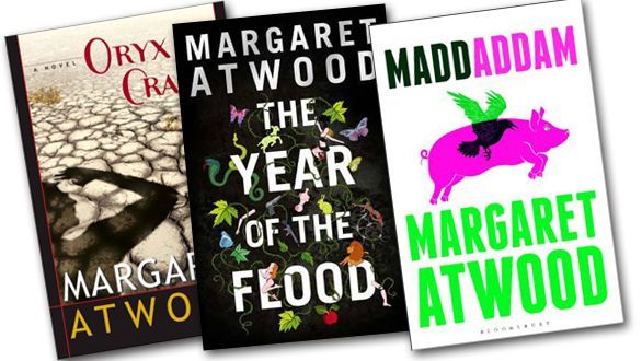 Margaret Atwood Trilogy book covers