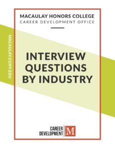 Career Development Guide: Interview Questions Cover